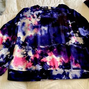 Pixie Lady Abstract Galaxy Print Sweater